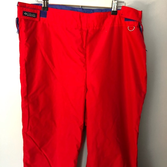 Columbia red ski or water pants L - Picture 6 of 7